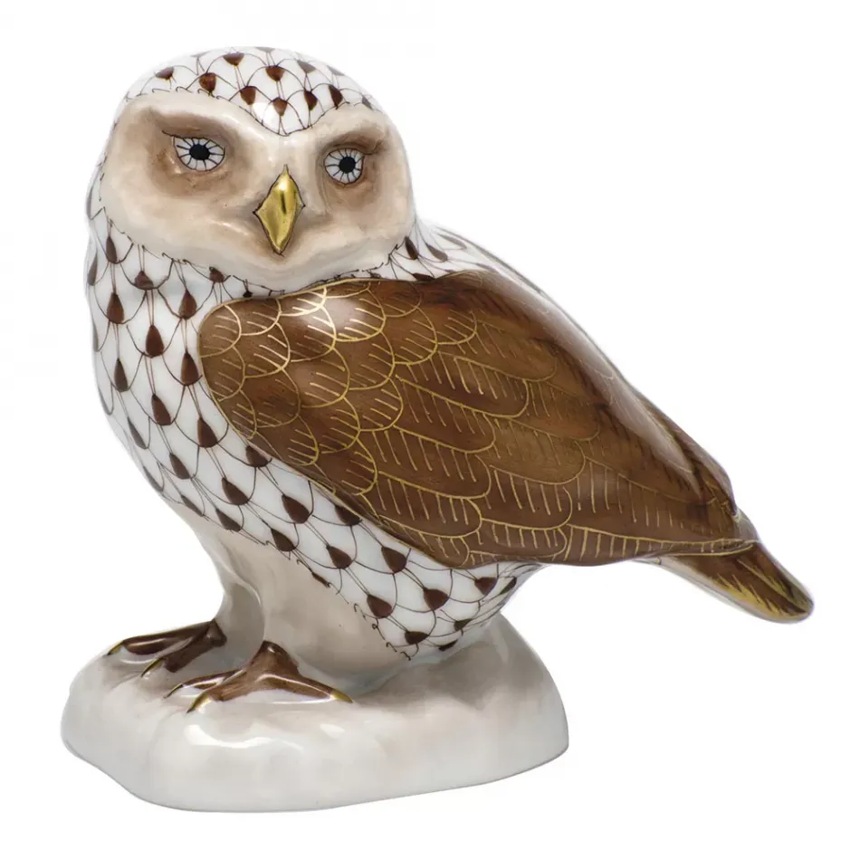 Burrowing Owl Chocolate 3.25 in L X 3.35 in H