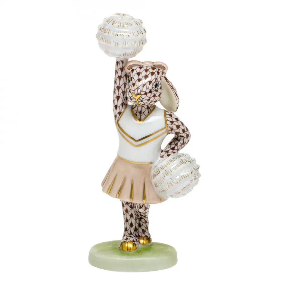 Cheerleader Bunny Chocolate 2.25 in L X 1.5 in W X 4.75 in H