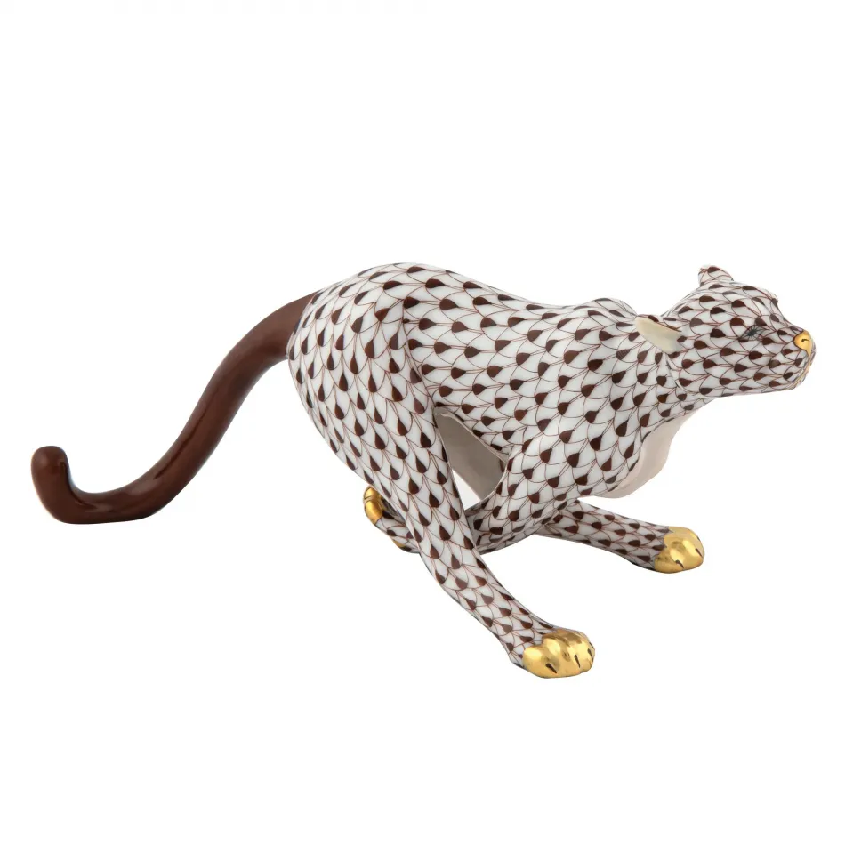 Small Cheetah Chocolate 7.5 in L X 3 in W X 3 in H