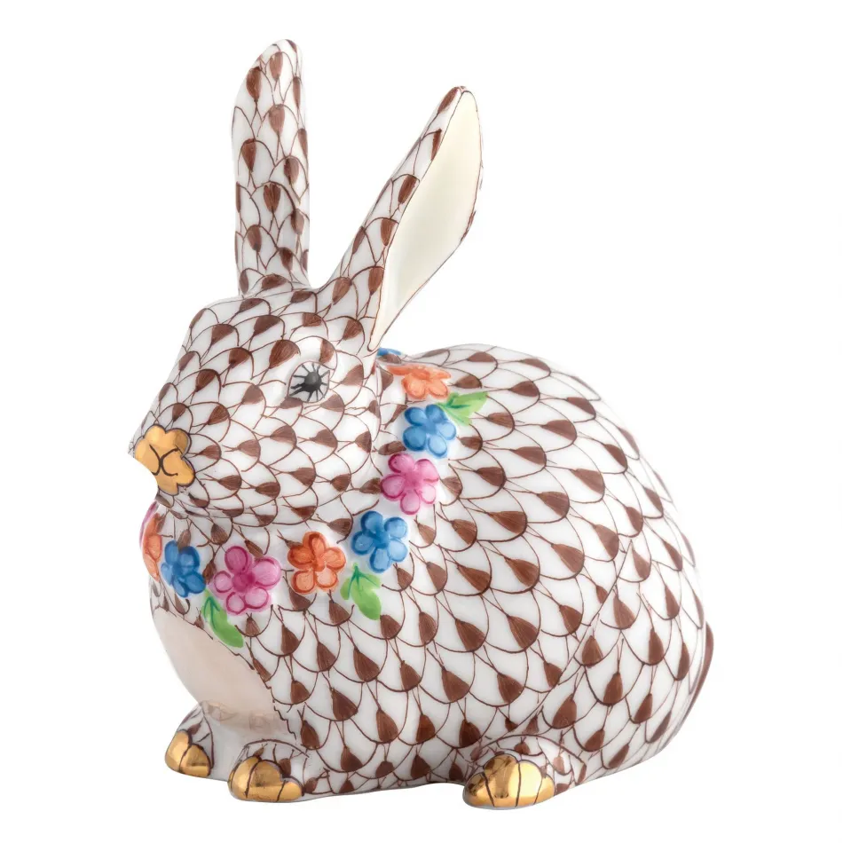 Flower Bunny Chocolate 2.75 in L X 1.75 in W X 3 in H