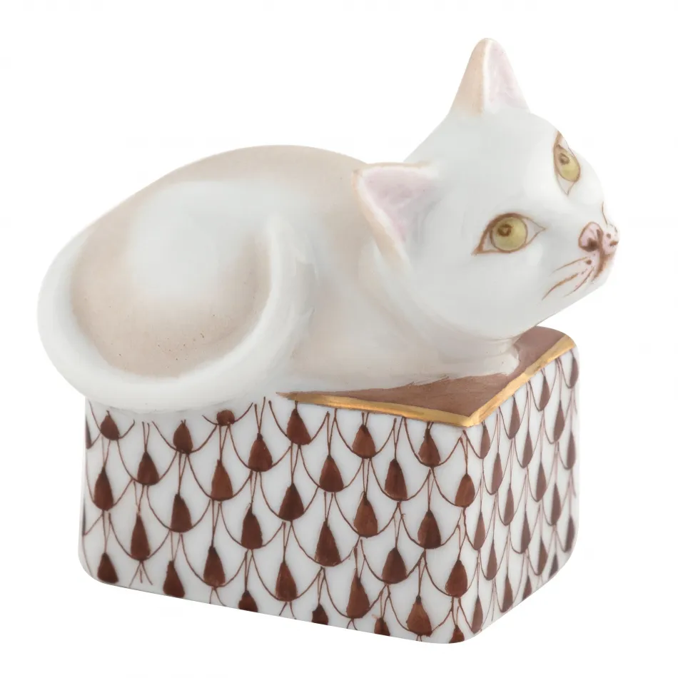 Cat in Box Chocolate 2.25in L X 1.25in W X 2in H