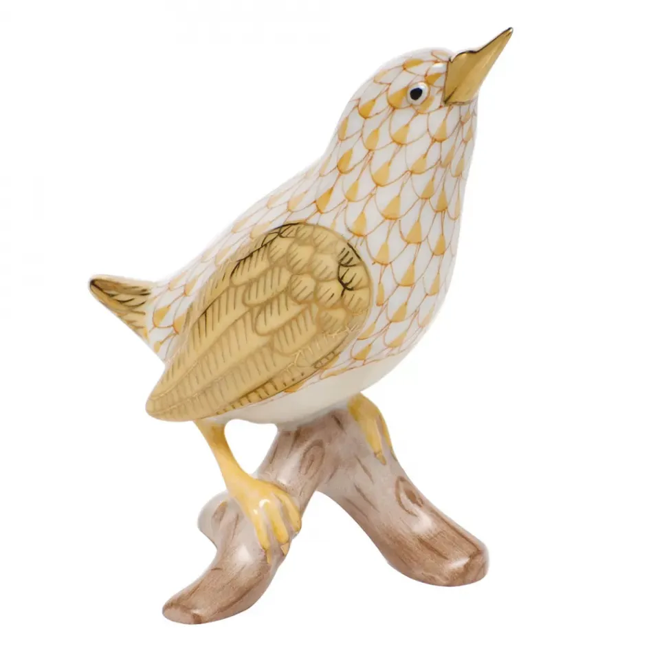 House Wren Butterscotch 2.5 in L X 2.75 in H