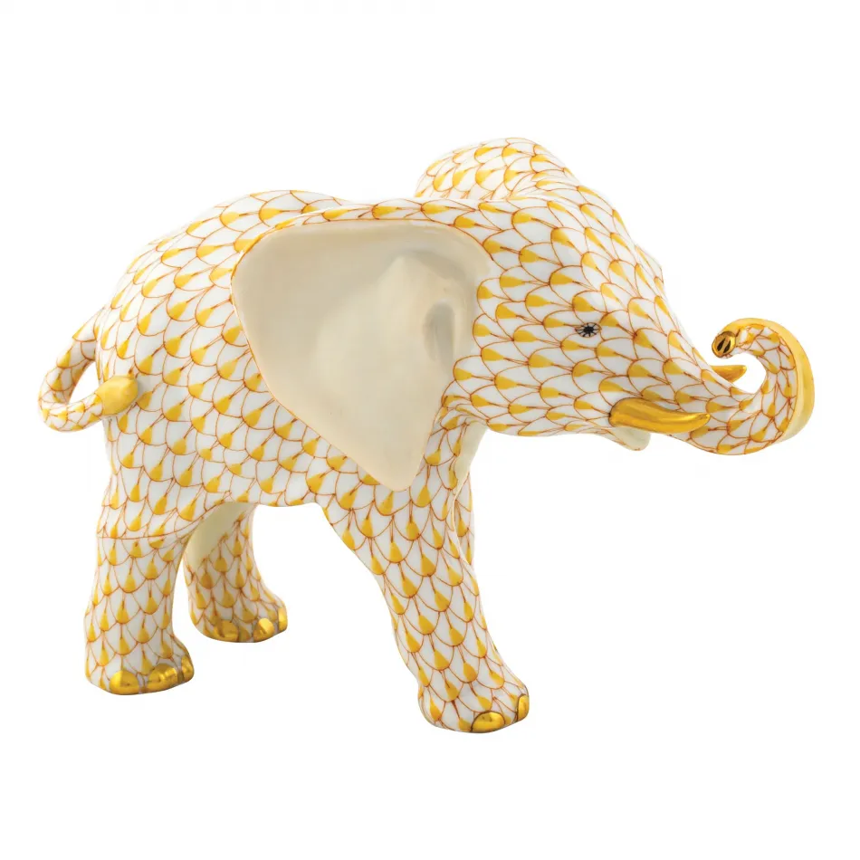 Roaming Elephant Butterscotch 6.25 in L X 2.75 in W X 4.25 in H