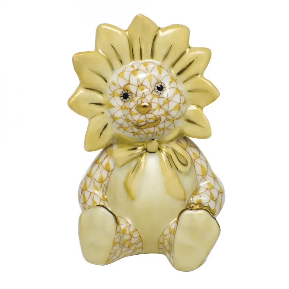 Sunflower Bear Butterscotch 2 in L X 2.75 in H