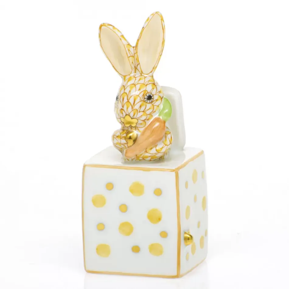 Jack in The Box Bunny Butterscotch 1 in L X 1 in W X 2.75 in H