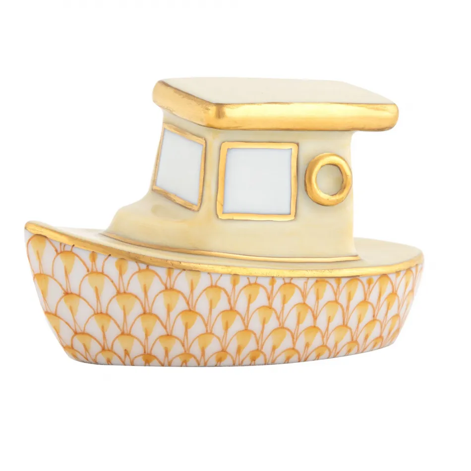 Tug Boat Butterscotch 2.25 in L X 1.25 in W X 1.25 in H