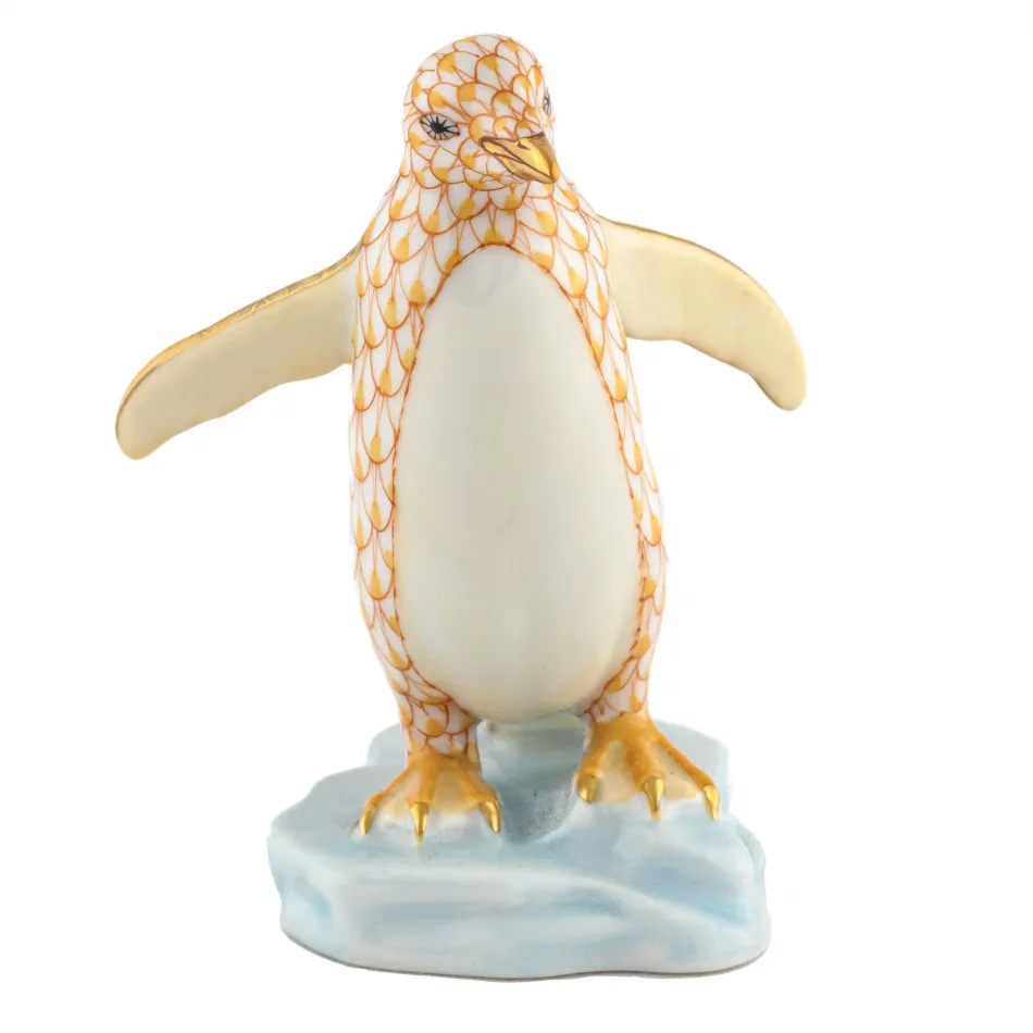 Waddling Penguin Butterscotch 2.5 in L X 2.5 in W X 3.5 in H