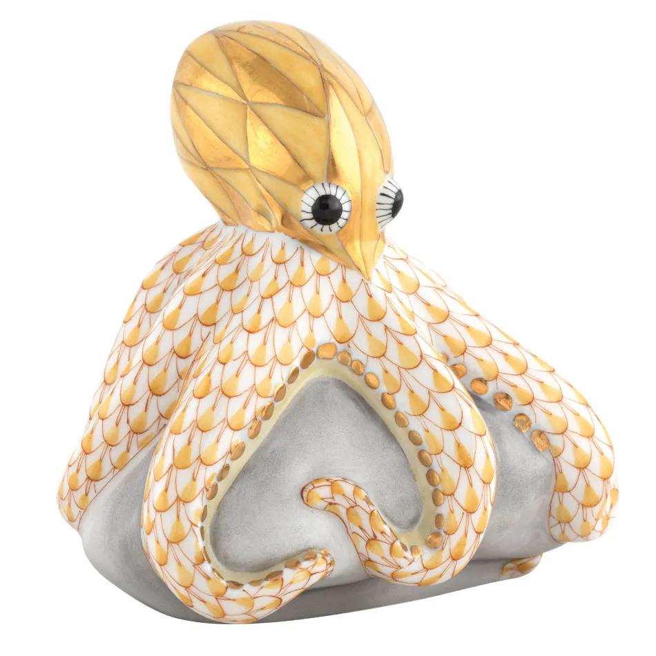 Octopus On Rock Butterscotch