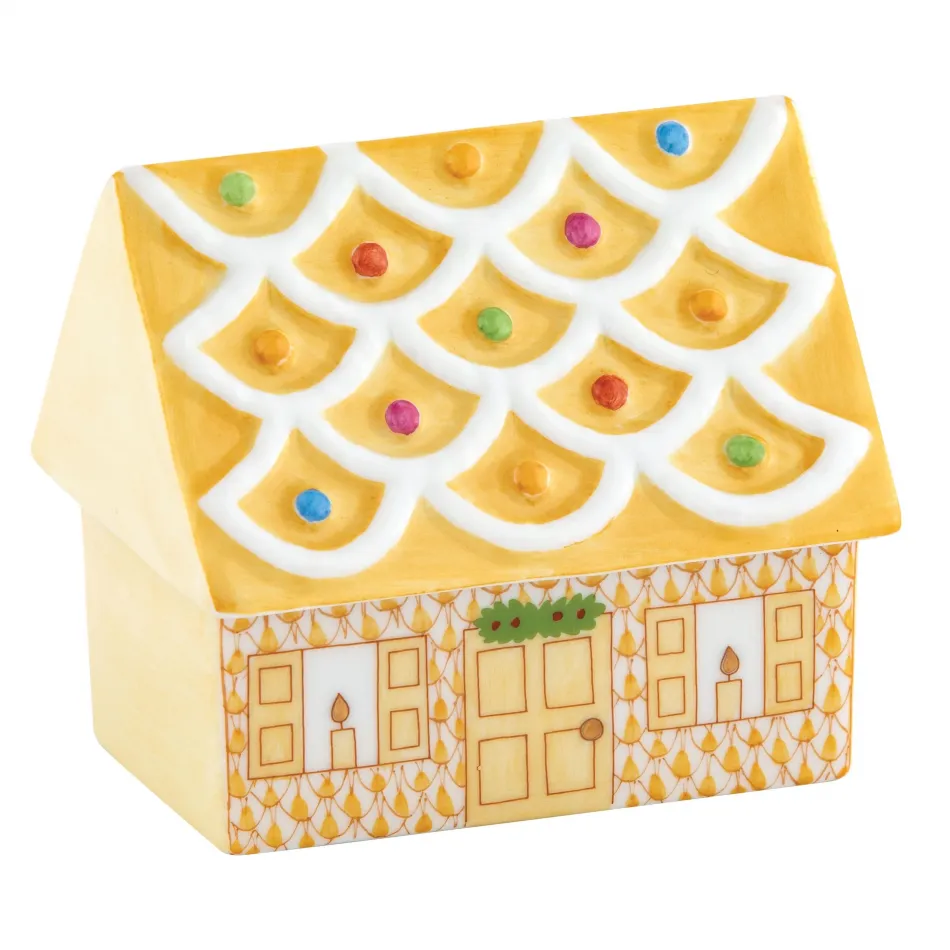 Cozy Gingerbread House Butterscotch 3 in L X 2.25 in W X 2.5 in H