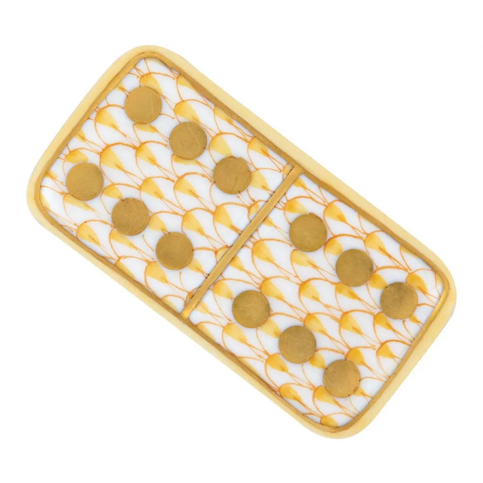 Domino Butterscotch 2.25 in L X 1.25 in W X 0.25 in H