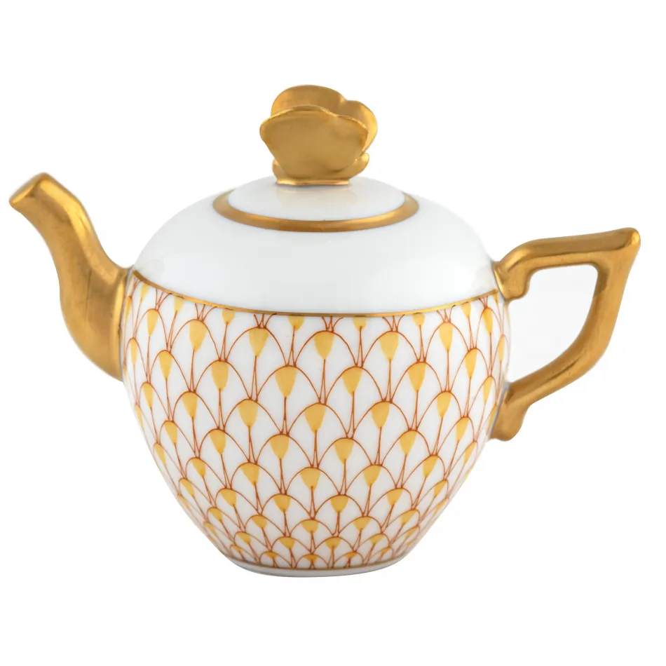 Teapot Butterscotch 3.5 in L X 2.25 in W X 2.5 in H