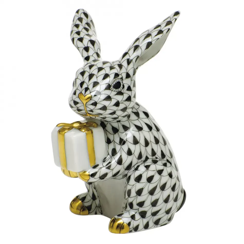 Celebration Bunny Black 2.25 in L X 2.25 in W X 3 in H