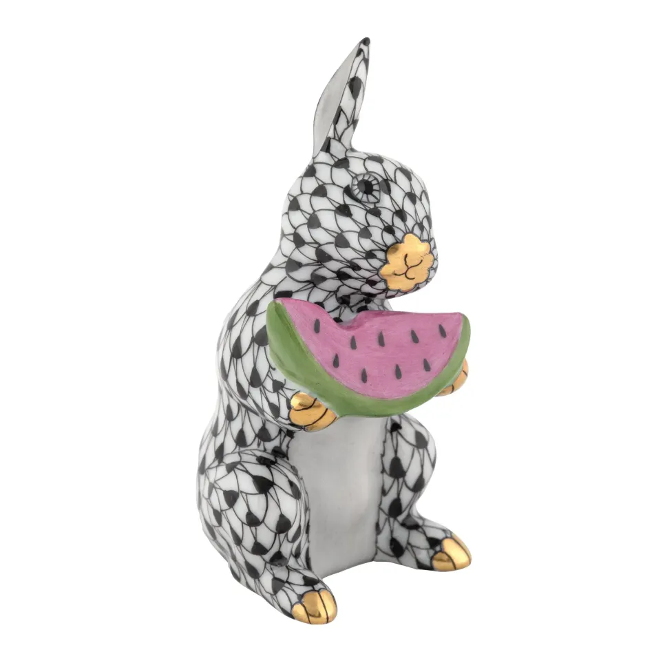 Bunny with Watermelon Black