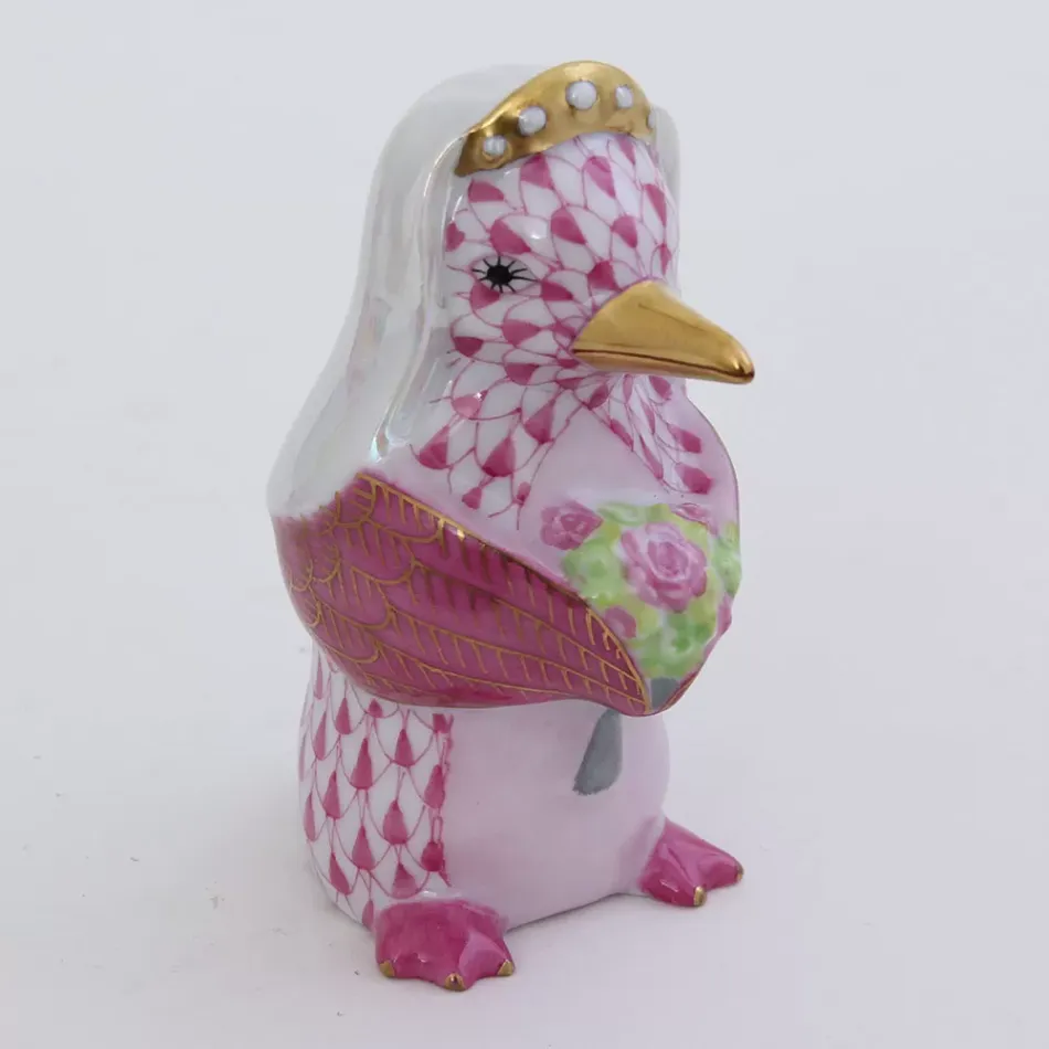 Penguin Bride Raspberry 1.5 in L X 2.5 in H