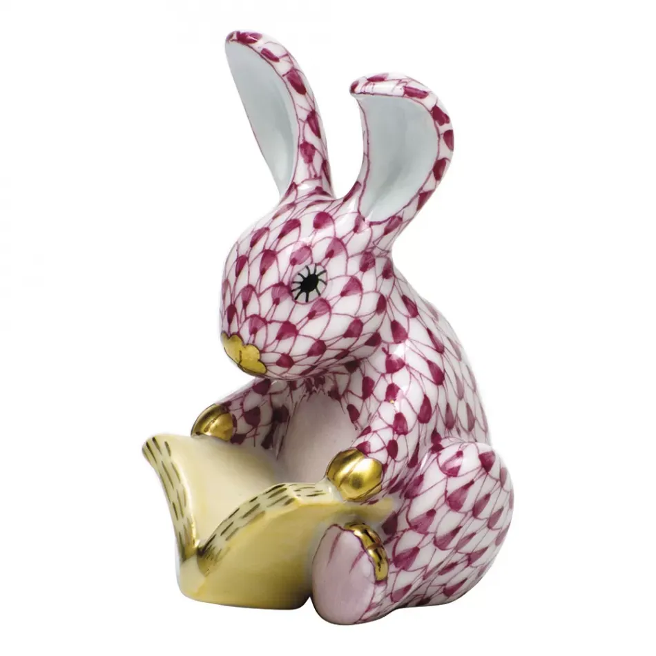 Storybook Bunny Raspberry 1.75 in L X 2.5 in H