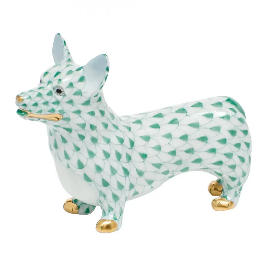 Corgi Green 3.25 in L X 2.25 in H