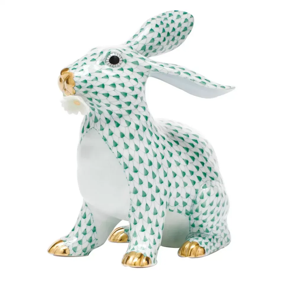 Bunny with Daisy Green