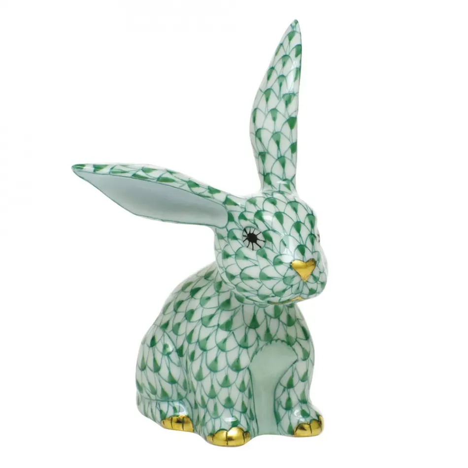 Funny Bunny Green 2 in L X 2.25 in W X 3 in H