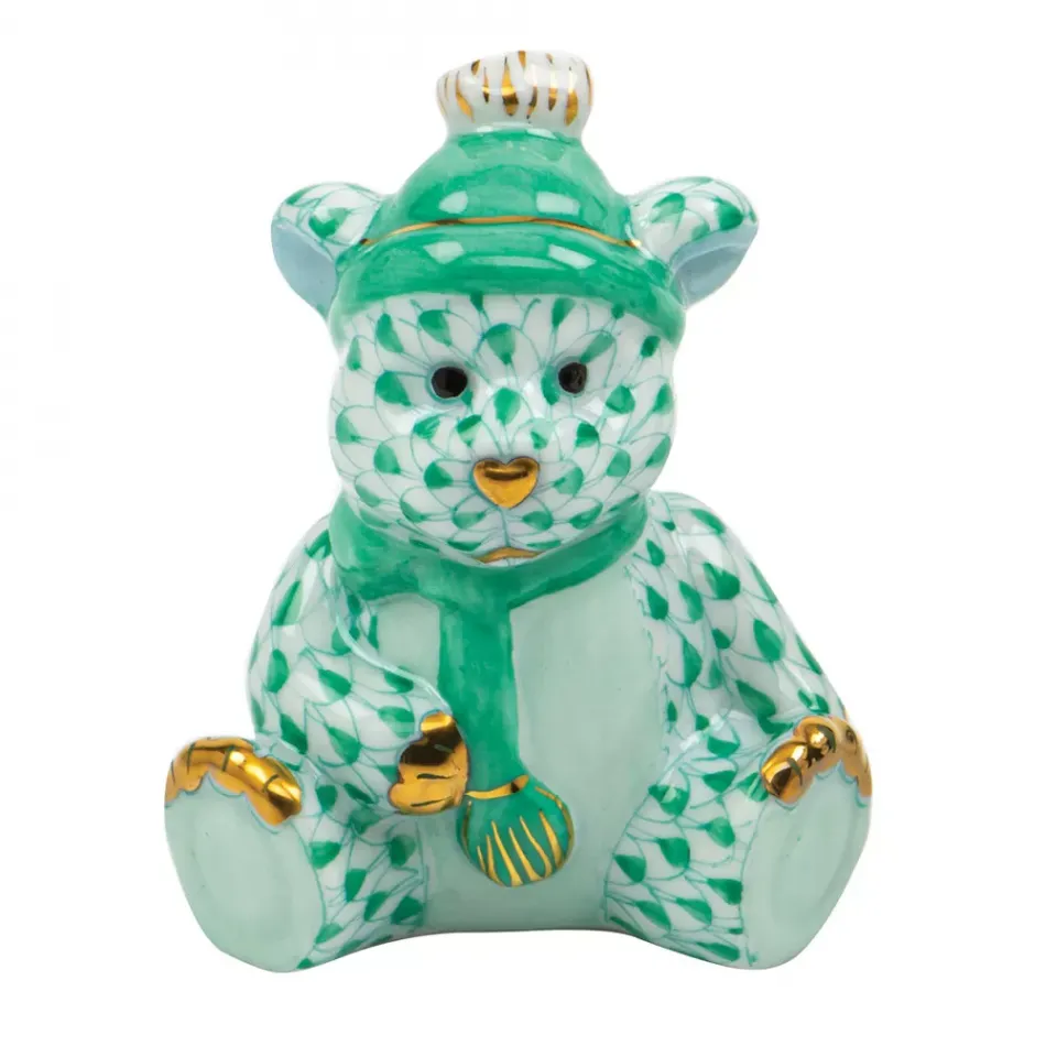 Winter Bear Green 1.75 in L X 1.25 in W X 2.25 in H