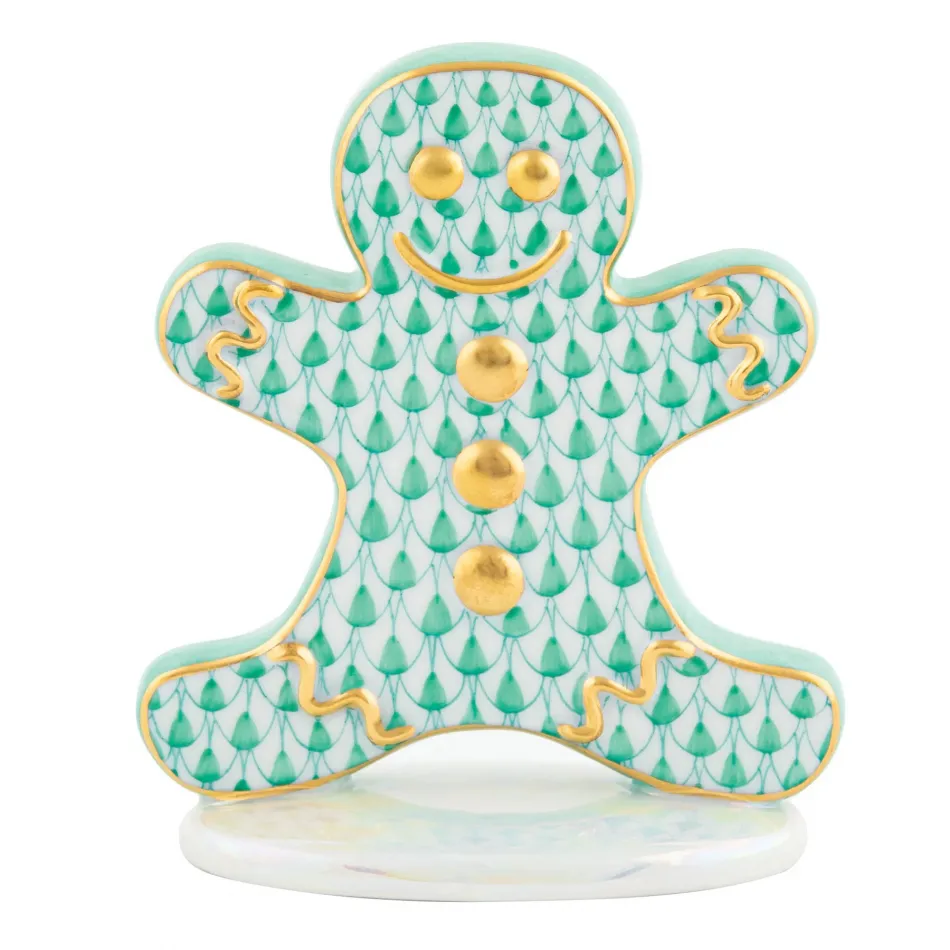 Gingerbread Man Green 2.75 in L X 1.25 in W X 3.25 in H