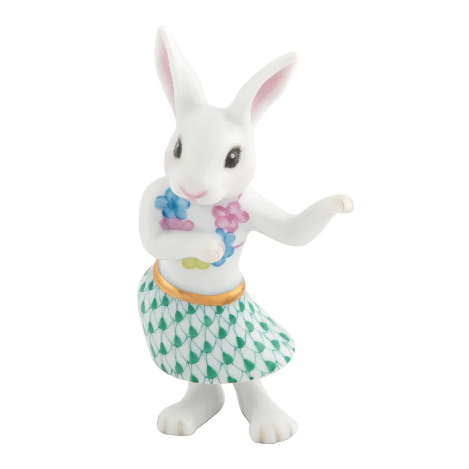 Hula Bunny Green 1.75 in L X 1.5 in W X 3.25 in H