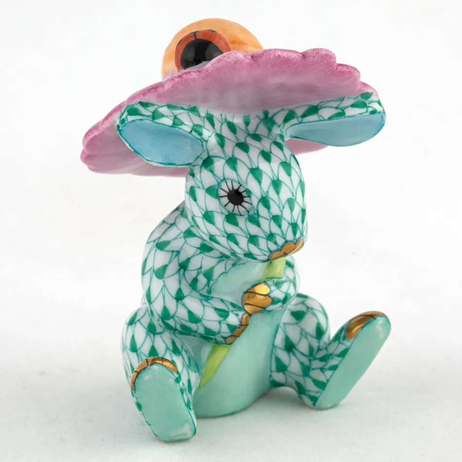 Umbrella Bunny Green 1.75in L X 1.5in W X 2.25in H