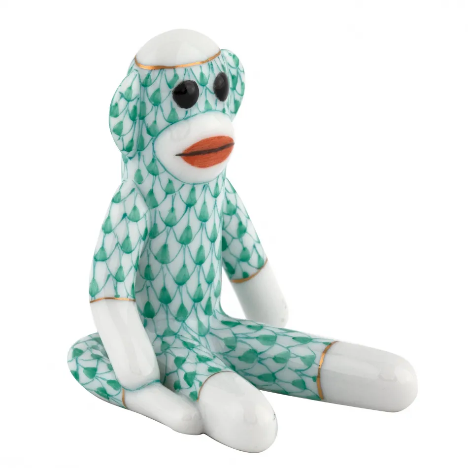 Sock Monkey Green