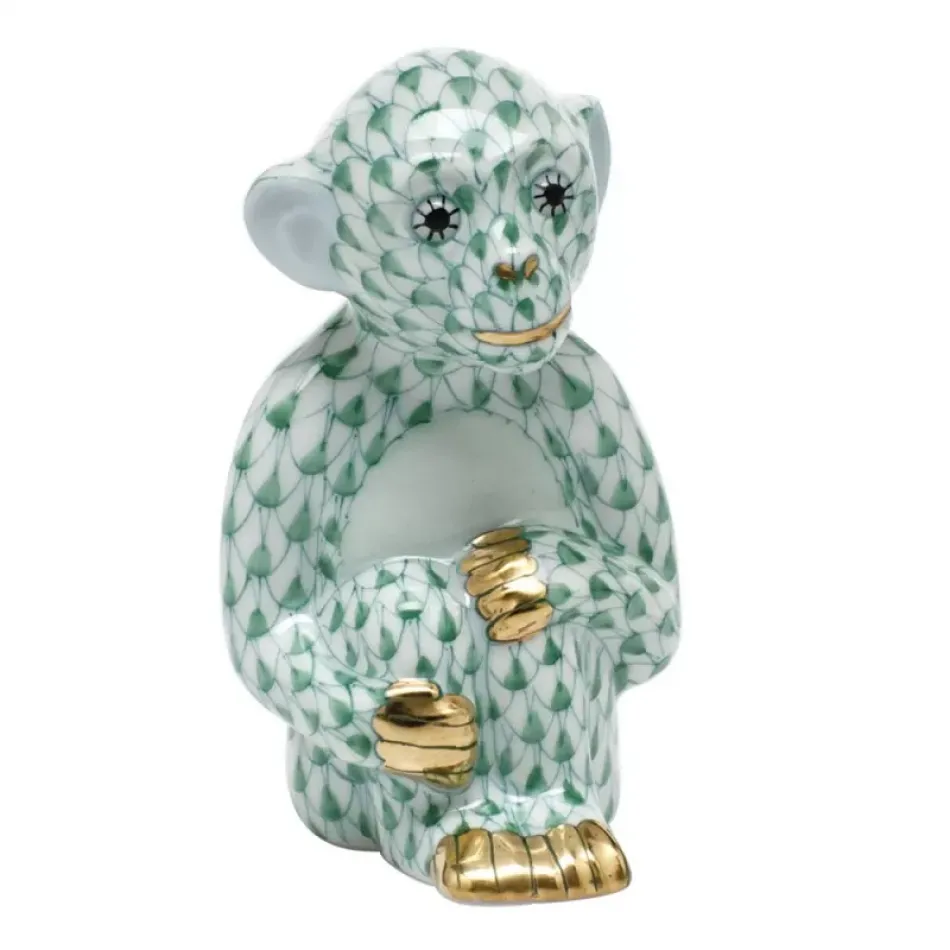 Little Monkey Green 1.5 in L X 2.75 in H