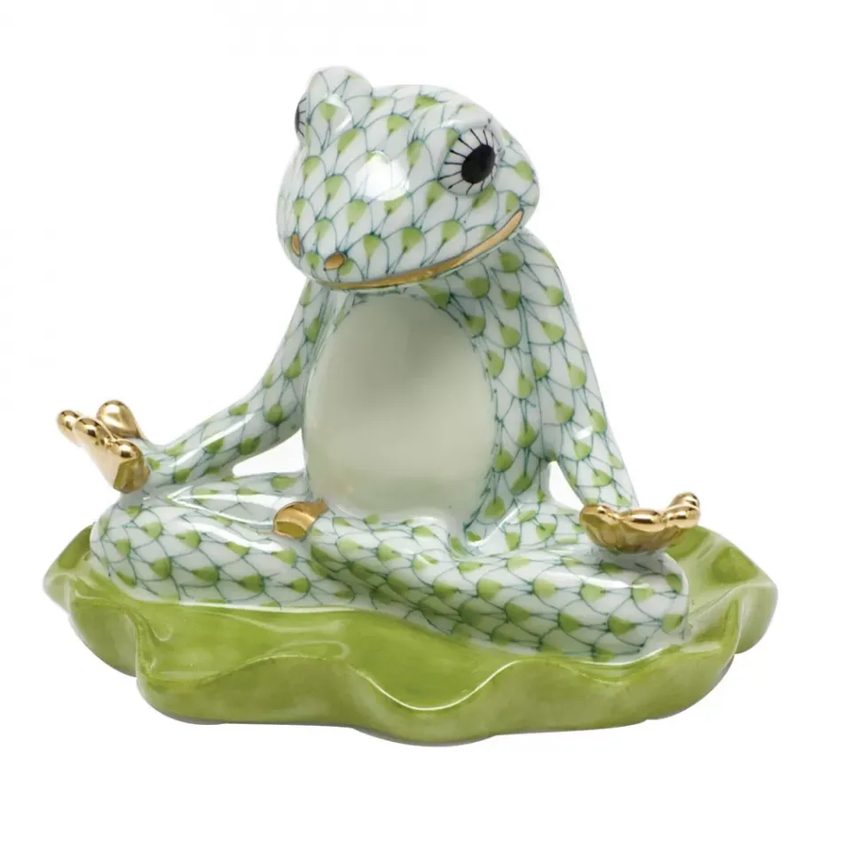 Yoga Frog Key Lime 2.5 in L X 2.25 in H