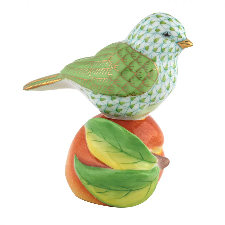 Bird On Peach Key Lime 3 in L X 1.75 in W X 3.25 in H