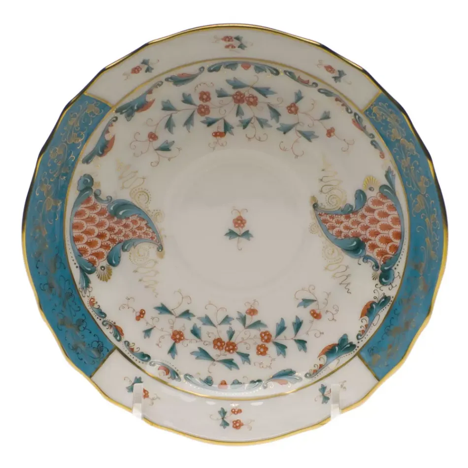 Cornucopia Multicolor Canton Saucer 5.5 in D