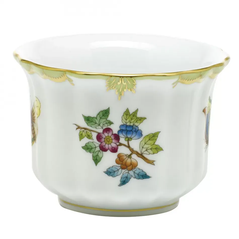 Queen Victoria Multicolor Mini Cachepot 4.5 in L X 4.5 in H