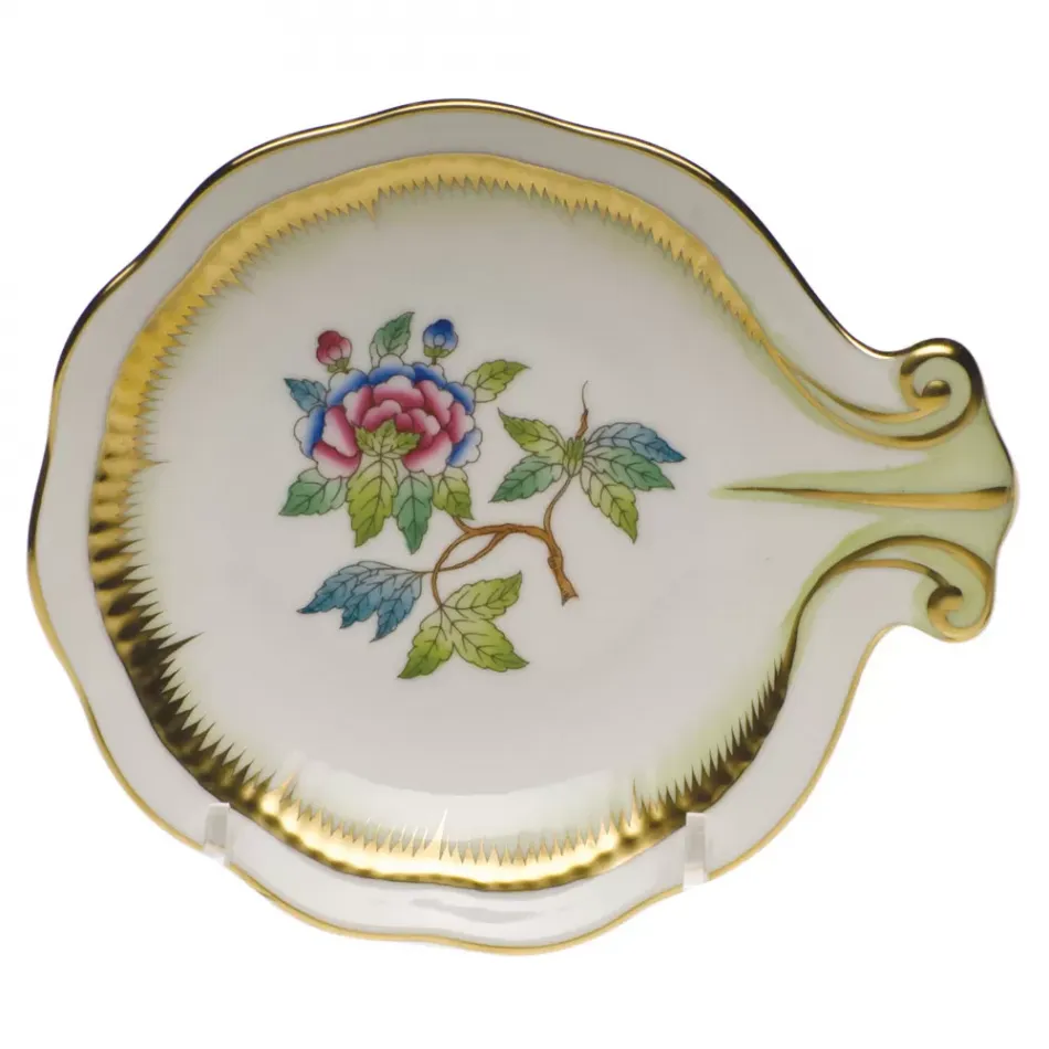 Queen Victoria Multicolor Shell Dish 4 in D