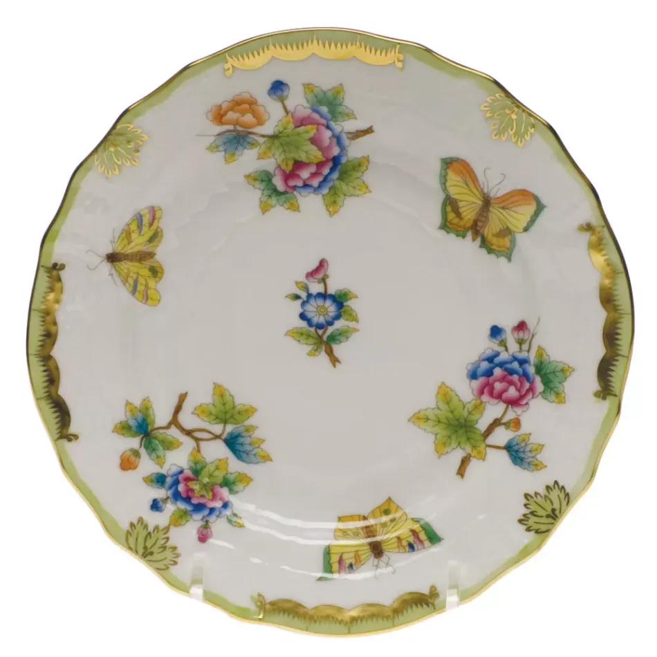 Queen Victoria Multicolor Bread And Butter Plate 6 in D