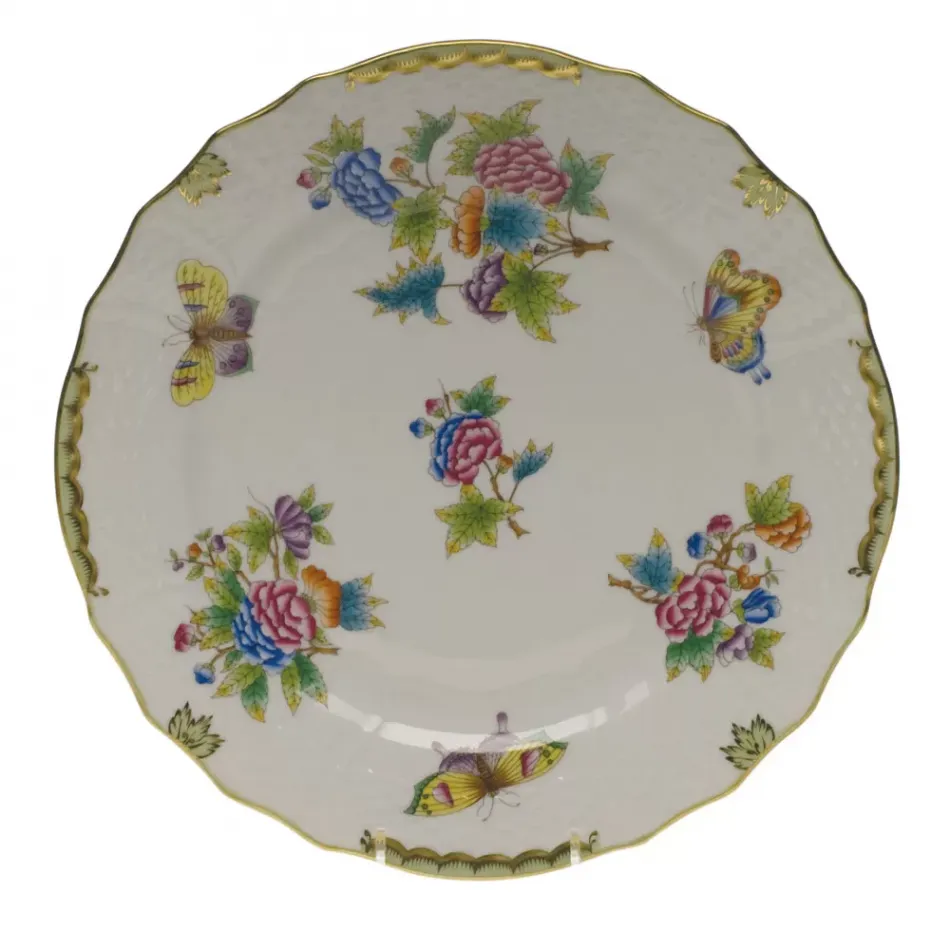 Queen Victoria Multicolor Service Plate 11 in D