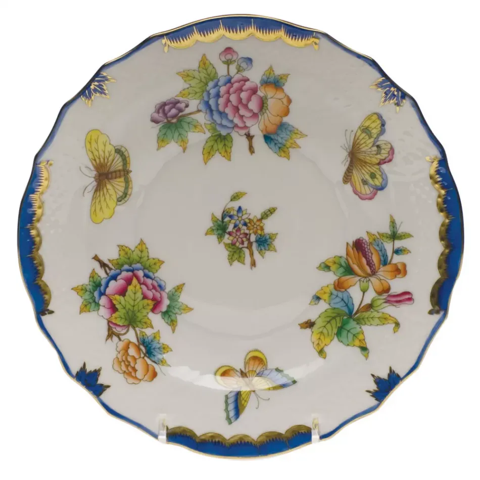 Queen Victoria Multicolor Salad Plate 7.5 in D