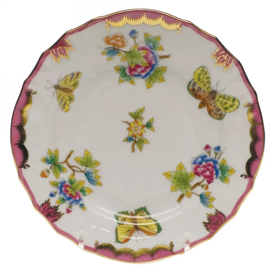 Queen Victoria Multicolor Bread And Butter Plate 6 in D