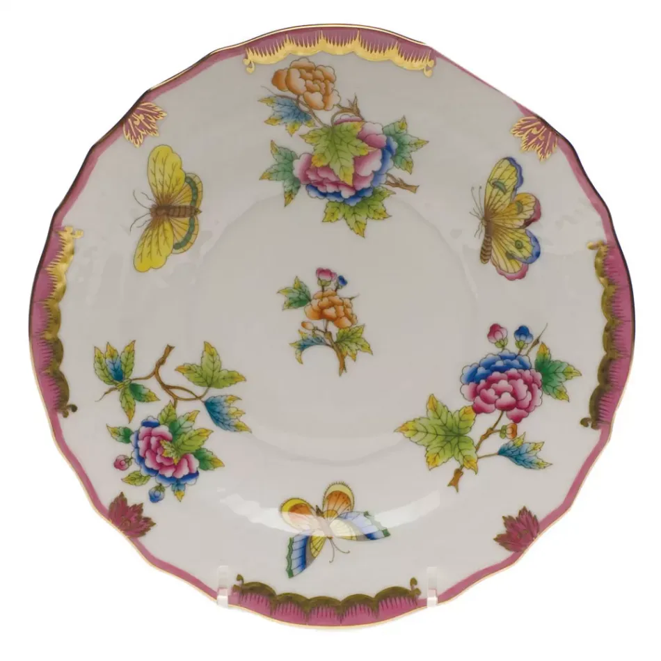 Queen Victoria Multicolor Salad Plate 7.5 in D