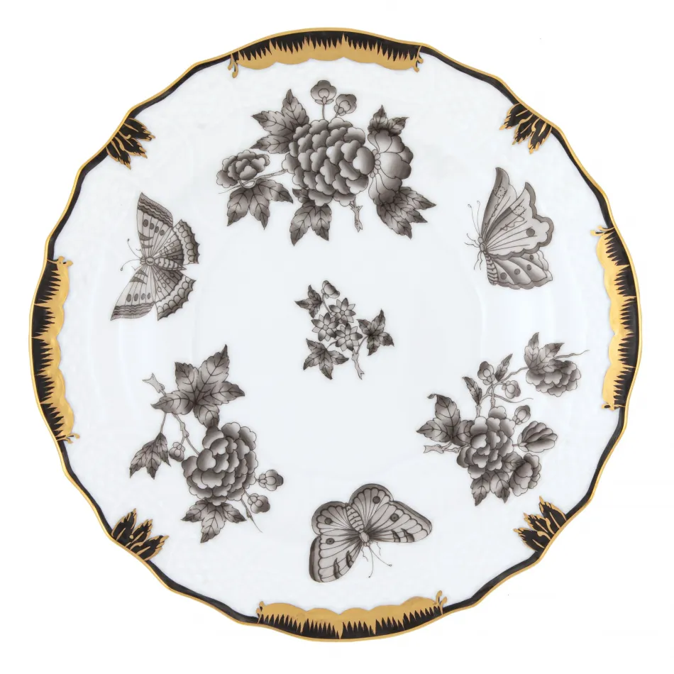 Fortuna Black Salad Plate
