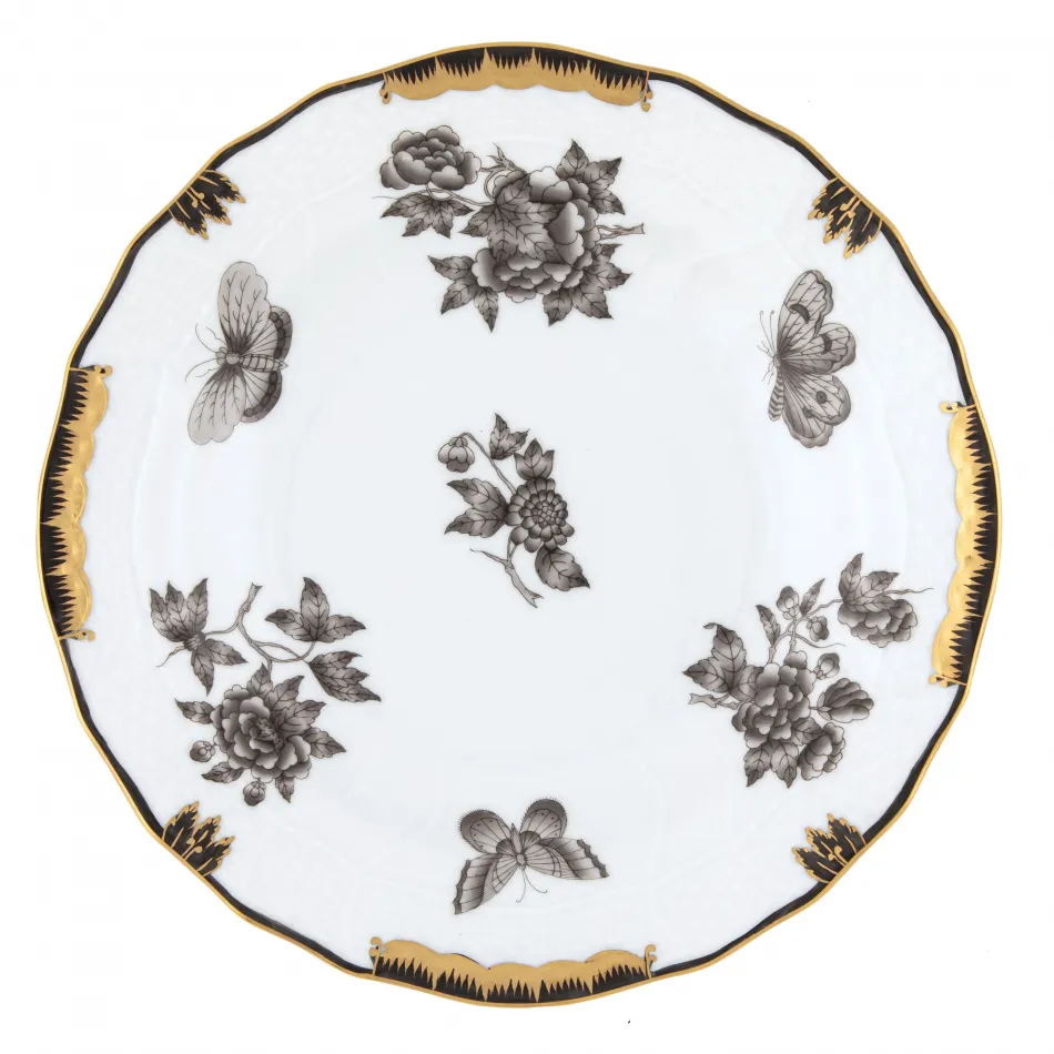 Fortuna Black Dessert Plate