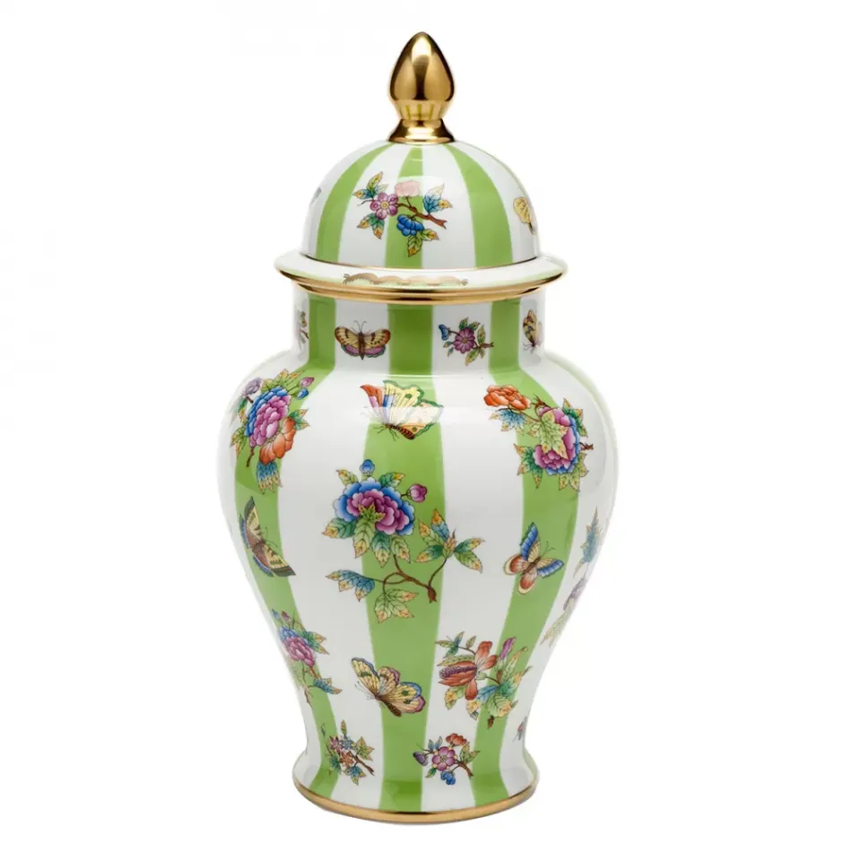 Queen Victoria Multicolor Queen Victoria Covered Urn 14.4 in H