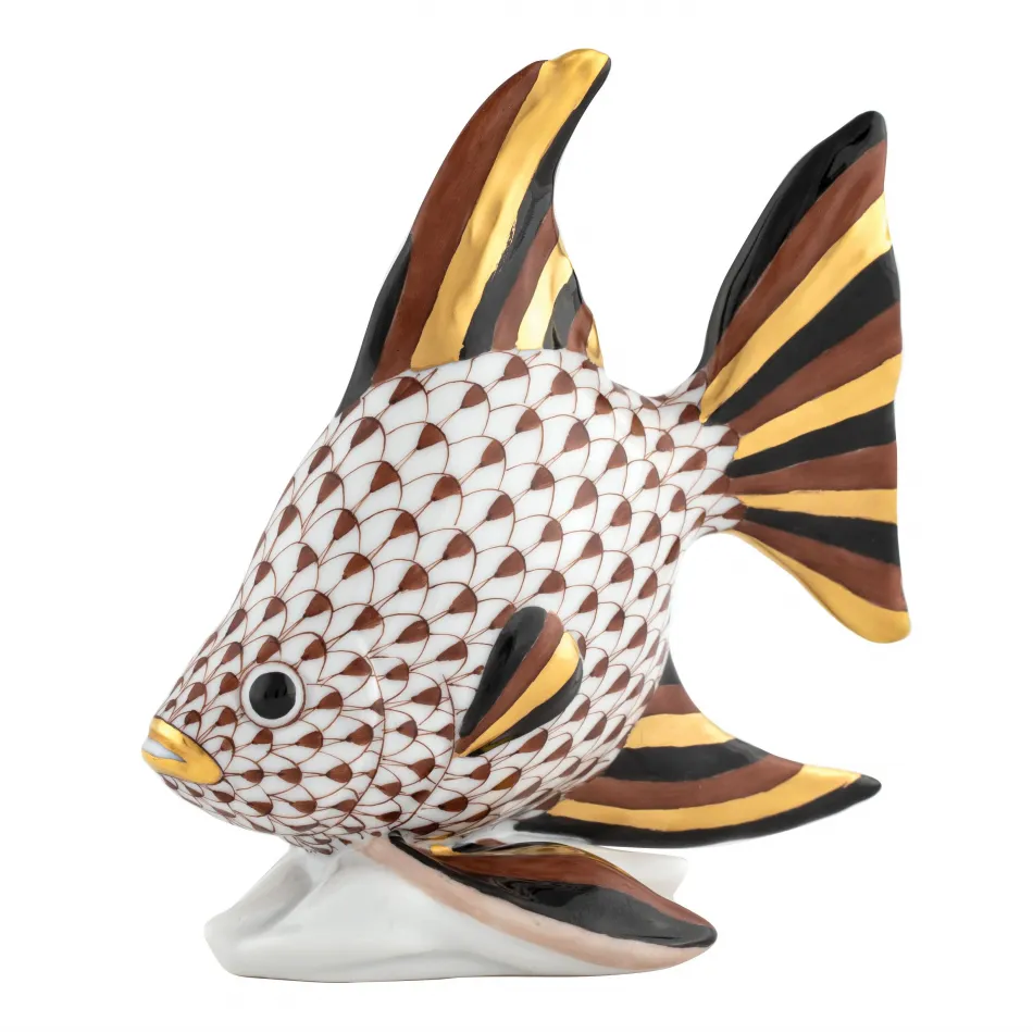 Angel Fish Chocolate 4.5 in L X 2.25 in W X 4.5 in H