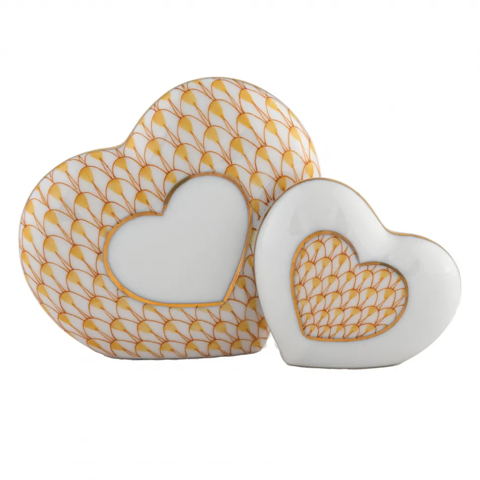 Two Of Hearts Butterscotch 1.25 in L X 3.5 in W X 2.25 in H