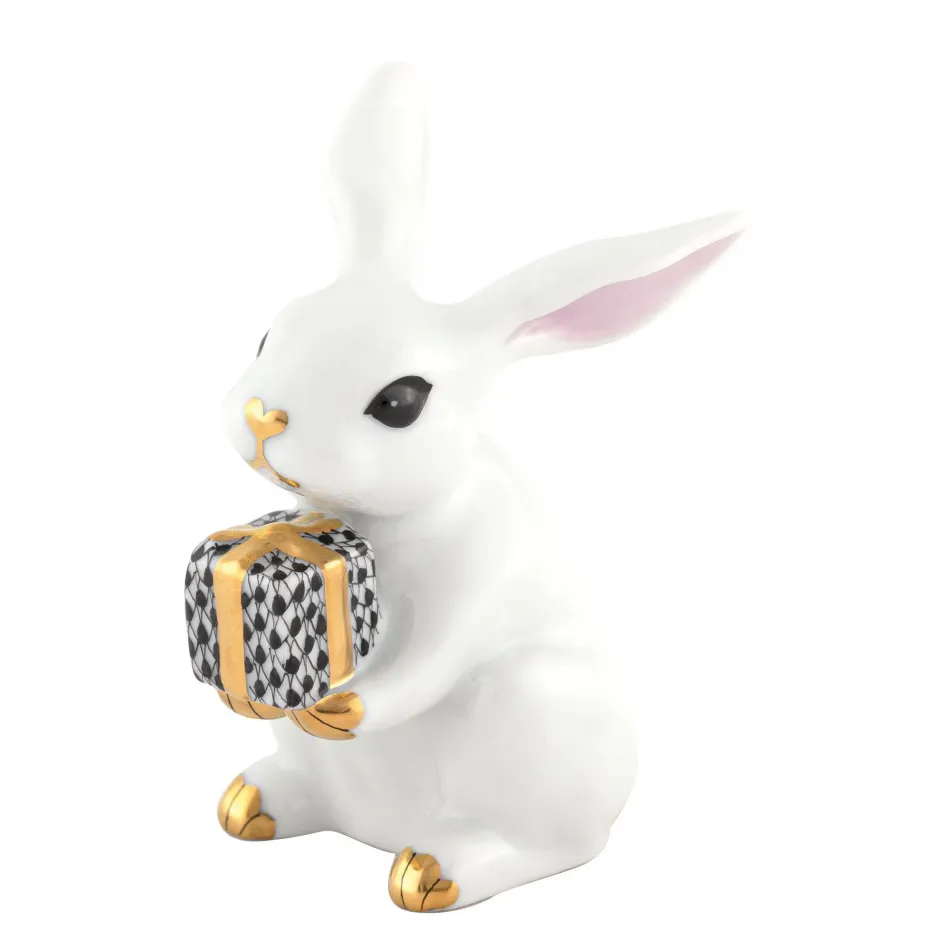 Celebration Bunny White-Black