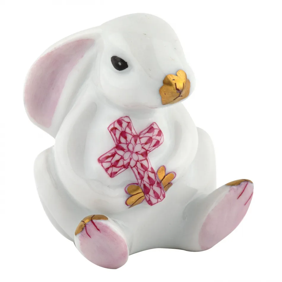 Bunny with Cross Raspberry