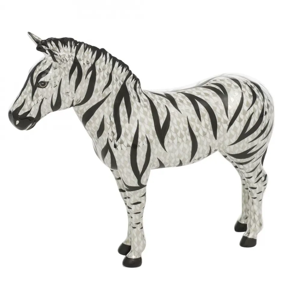 Large Zebra Multicolor 6.75 in L X 5.75 in H