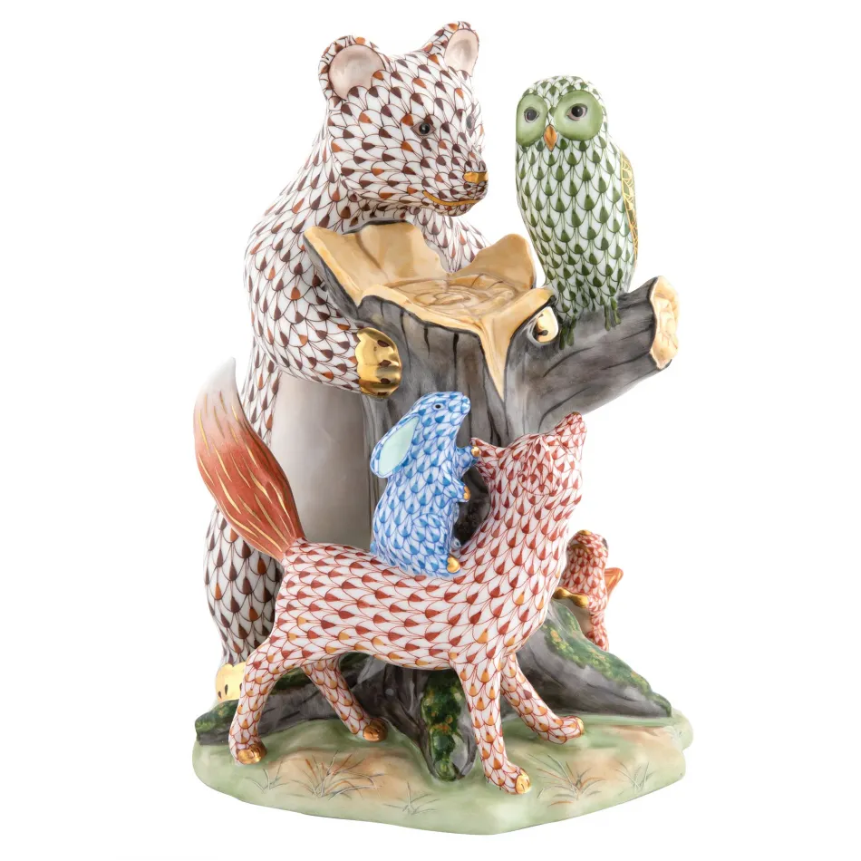 Forest Friends Multicolor 6.25 in L X 5.25 in W X 7.5 in H