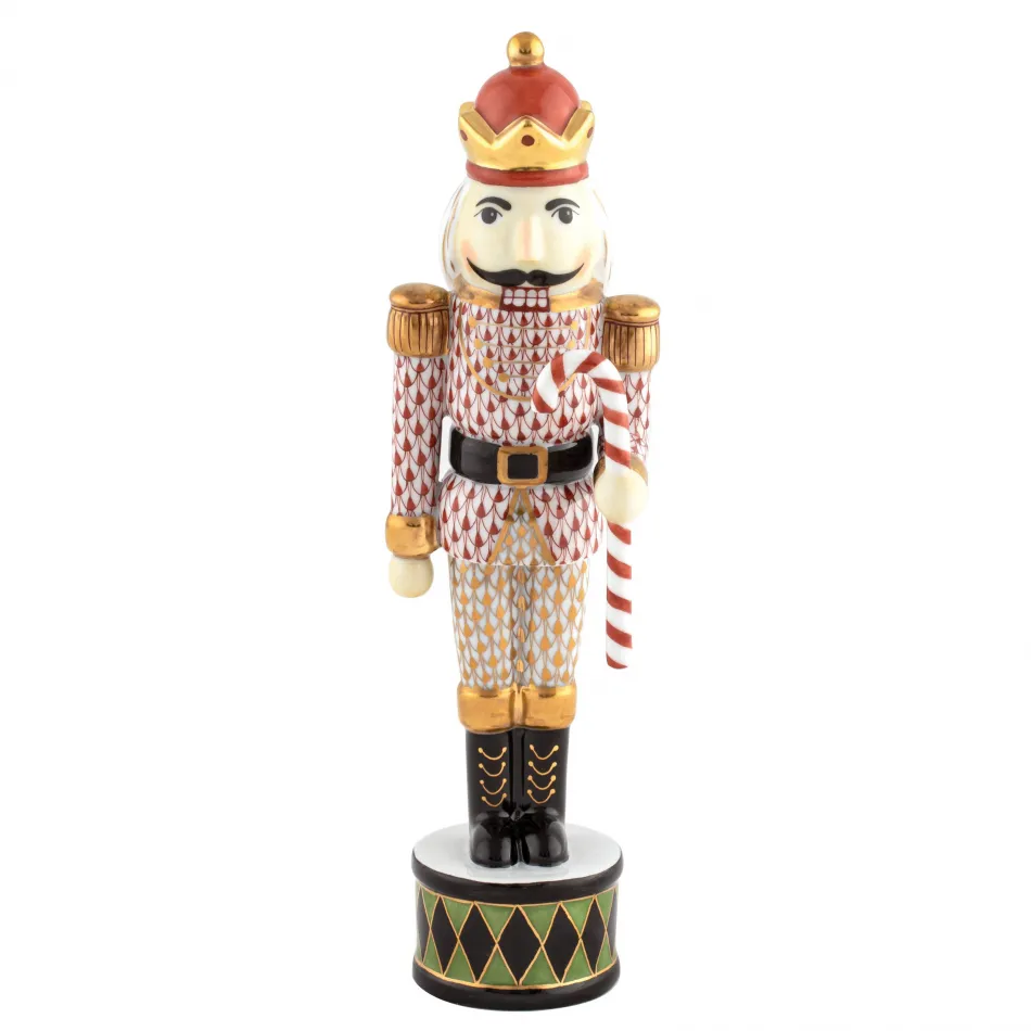 Nutcracker With Candy Cane Multicolor 2.5 in L X 2.5 in W X 8.5 in H