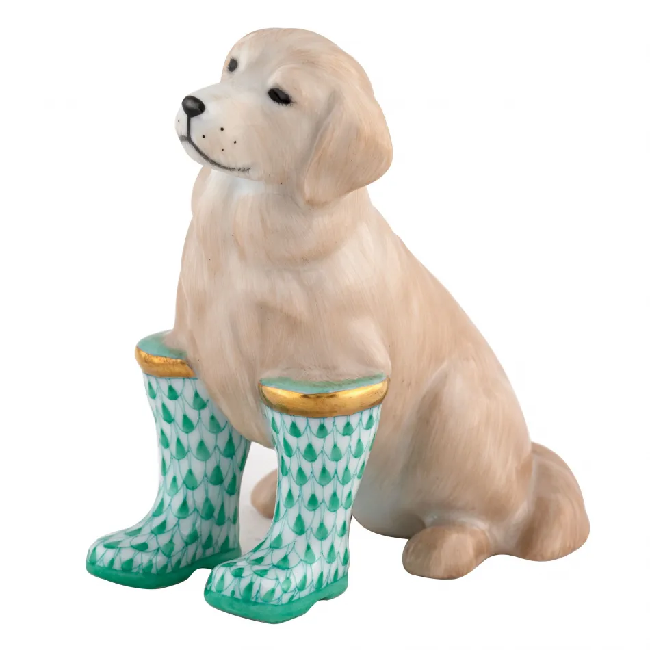 Rainy Day Retriever Green 3.25 in L X 2 in W X 3.25 in H