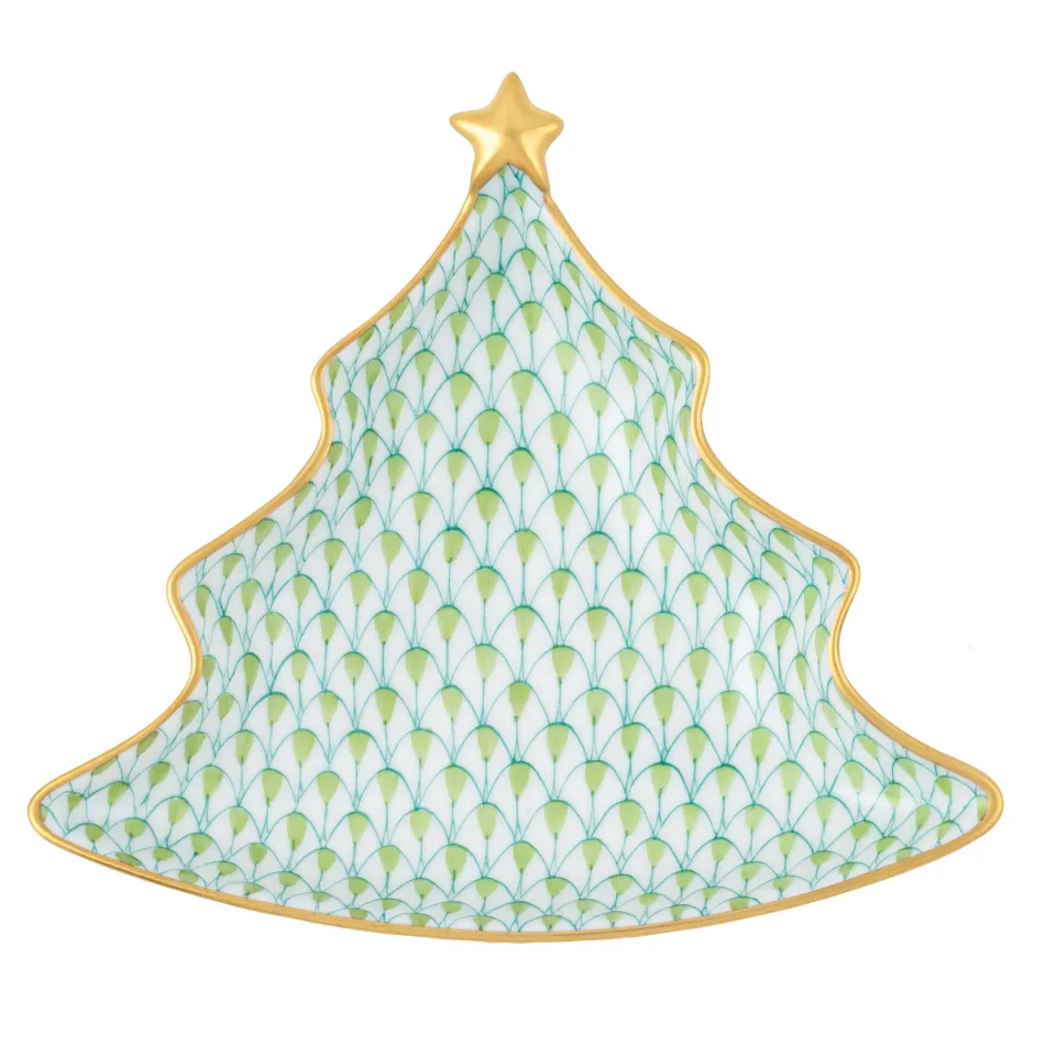Christmas Tree Dish Keylime